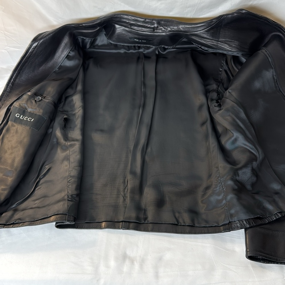 GUCCI Men’s Leather Tom
Ford Jacket Coat - Picture 3 of 10